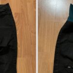 Pumphose aus kaputter Jeans