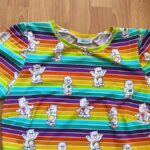 Crop-Top aus Glücksbärchis-Stoff