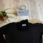 Rollkragen-Langarm-Shirt